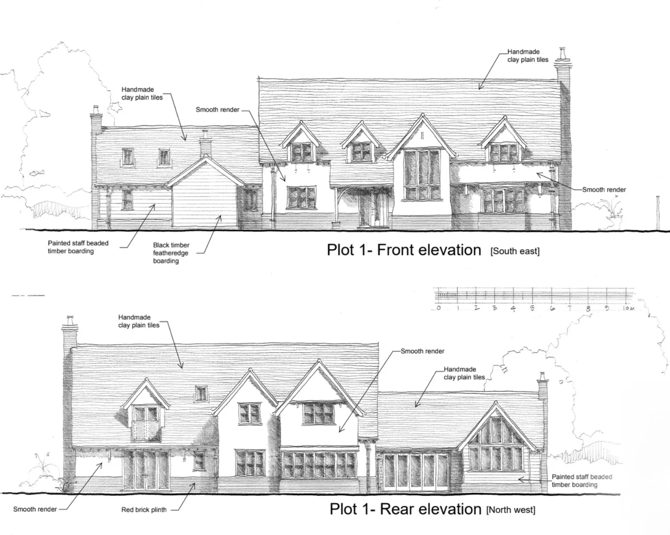 Architectural plan view 1